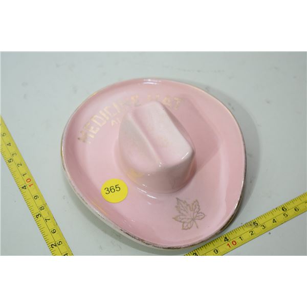 Hycraft cowboy hat ashtray - pink