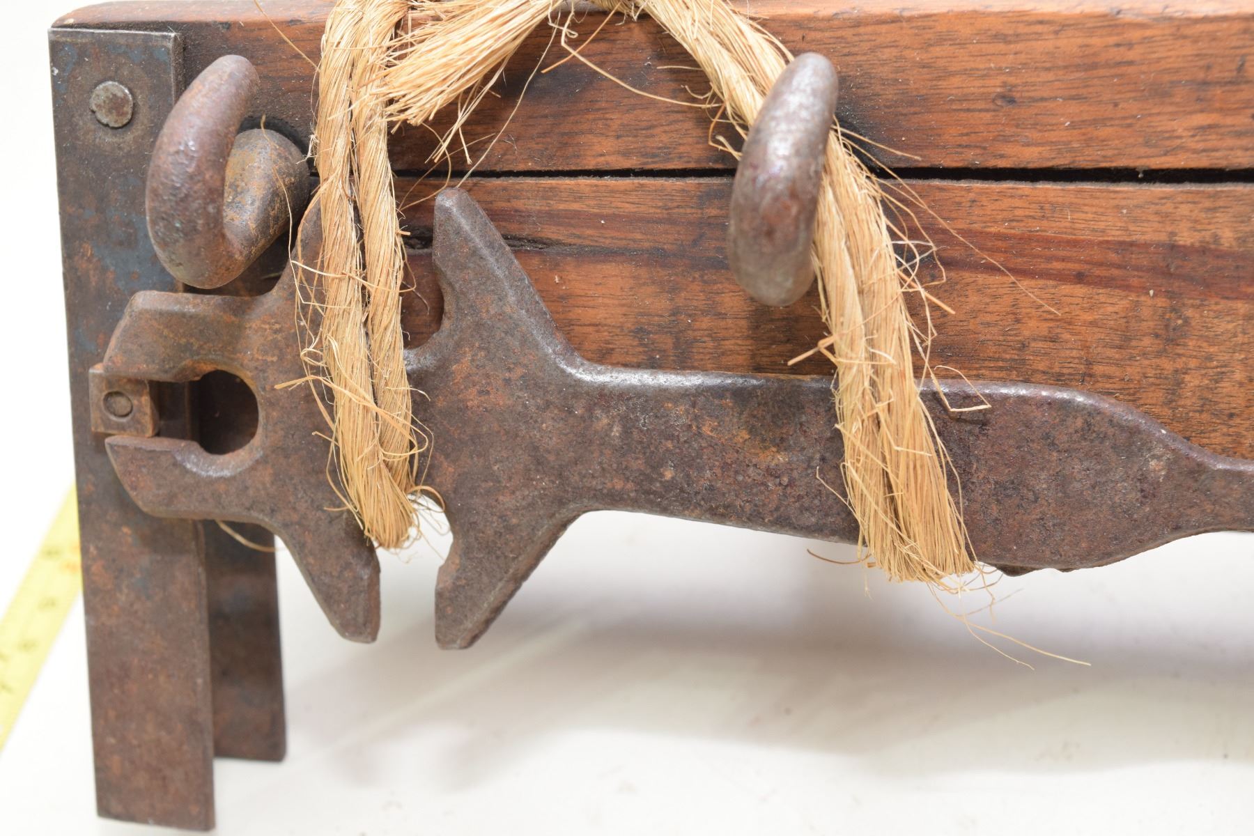 Colonial Rope Maker Antique rope maker & Spreader tool - buckboard - Schmalz Auctions