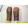 Image 1 : Antique leather horse spats