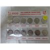 Image 1 : 2000 Millennium 25 Cents Collection. 12 coins, each different.