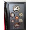 Image 1 : 1986 Double Dollar Proof Set. Silver Dollar marks the centennial of Vancouver. 7-coin Proof Set. All