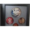 Image 2 : 1994 Double Dollar Proof Set. Silver Dollar marks the last RCMP dog sled team. 7-coin Proof Set. All