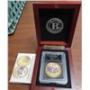 Image 1 : 2014 brilliant uncirculated D-Day landing golden crown with certificate of authenticity fully layere