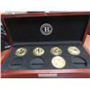 Image 1 : John .F kennedy 100th anniversary proof coin collection comes with certificate of authenticity- plat