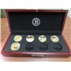 Image 1 : The legendary ship wrecks gold crown collection- 24k gold plated with certificate of authenticity- 3