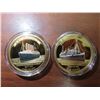 Image 3 : The legendary ship wrecks gold crown collection- 24k gold plated with certificate of authenticity
