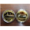 Image 3 : The legendary ship wrecks gold crown collection -24k gold plating - with certificate of authenticity