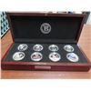 Image 1 : chevrolet corvtte proof coin collection- plated in 99.9% silver with certificate of authenticity