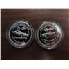 Image 2 : chevrolet corvtte proof coin collection- plated in 99.9% silver with certificate of authenticity