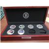 Image 1 : Ford mustang proof coin collection plated in 99.9% silver with certificate of authebnticity