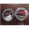 Image 2 : Ford mustang proof coin collection plated in 99.9% silver with certificate of authebnticity