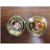 Image 2 : The princess diana legacy proof coin collection-palted in 24k gold- with certificate of authenticity