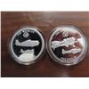 Image 2 : WW2 fighters collection -99.9% fine silver plating with certificate of authenticty