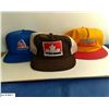 Image 1 : Set of 3 oil company 1980s snapback hats - Shell, Petro-Canada, Mohawk