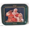 Image 3 : 3 Coca-Cola (Coke) items - Excellent condition original Santa Claus tray, 1980s snapback hat, stainl