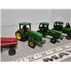 Image 3 : Lot of toy tractors and grain wagon