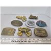 Image 1 : Lot of belt buckles, mostly brass