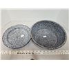 Image 1 : Blue granitewear bowl & plate