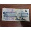 Image 1 : 1986 canadian $5 bill GWK 3462116