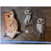 Image 1 : Wood Owl Clock, Owl Wall Hangings