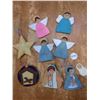 Image 3 : Christmas Ornaments and Hand Sewn Nativity Ornaments