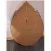 Image 4 : Heavy Oval Mirror with Ornate Gold Detail 22.5x33