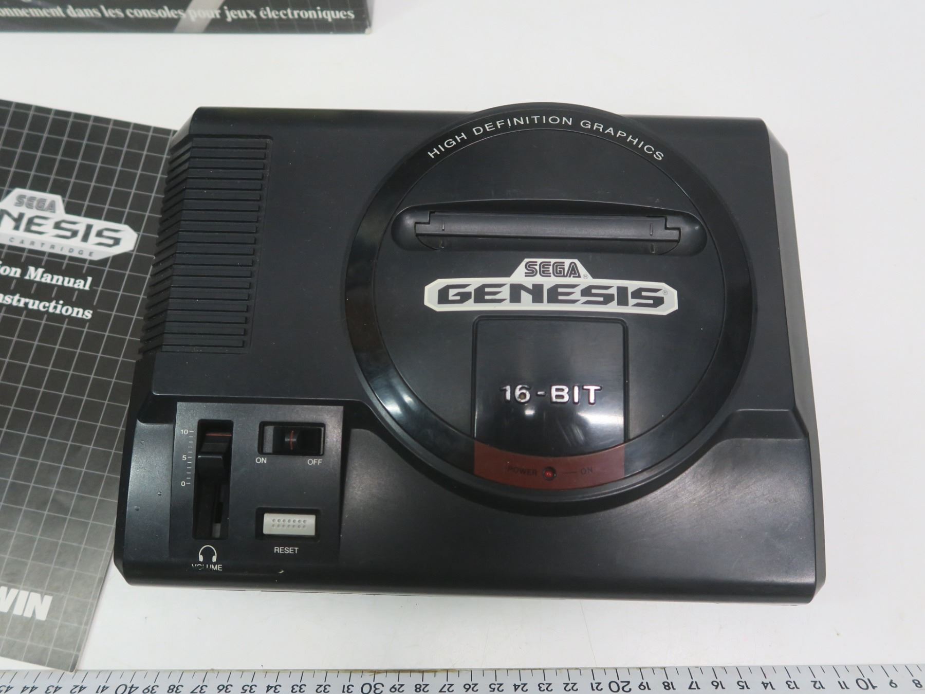 Genesis System Box Reproduction Sega Genesis system, hook ups, controller and instructions in original ...