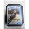 Image 1 : Wayne Gretzky Rookie Card enlargement print in frame - 10"x12.5"