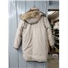 Image 6 : Nice winter parka, sz 42-44 beige - down feathers