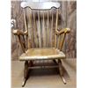 Image 1 : Vintage wood spindle rocking chair