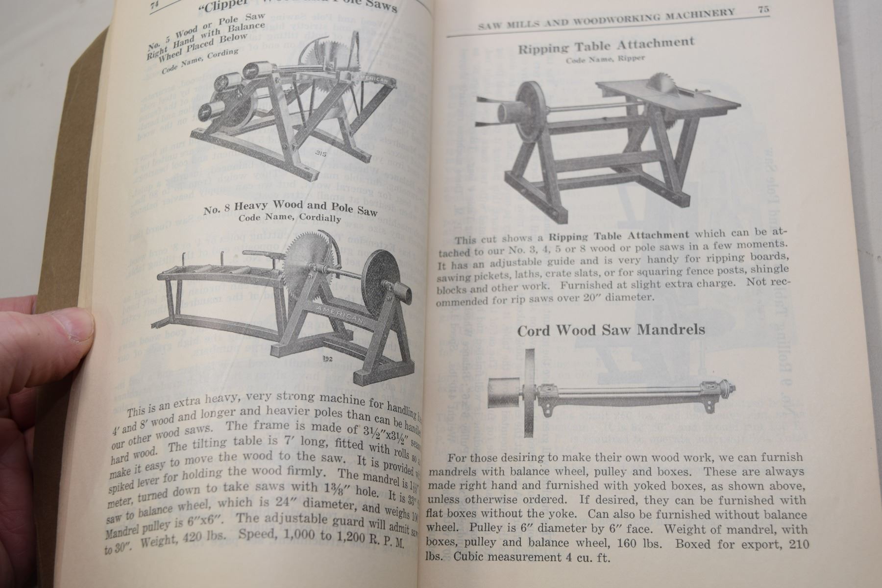 1925 Sawmill woodworking catalog Schmalz Auctions