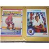 Image 3 : 3 Eric Lindres hockey cards - sealed in hard plastic frame