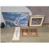 Image 1 : lot of various framed art