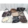 Image 1 : 8 Assorted ladies designer purses - Guess, American Eagle, Matt & Nat, etc.