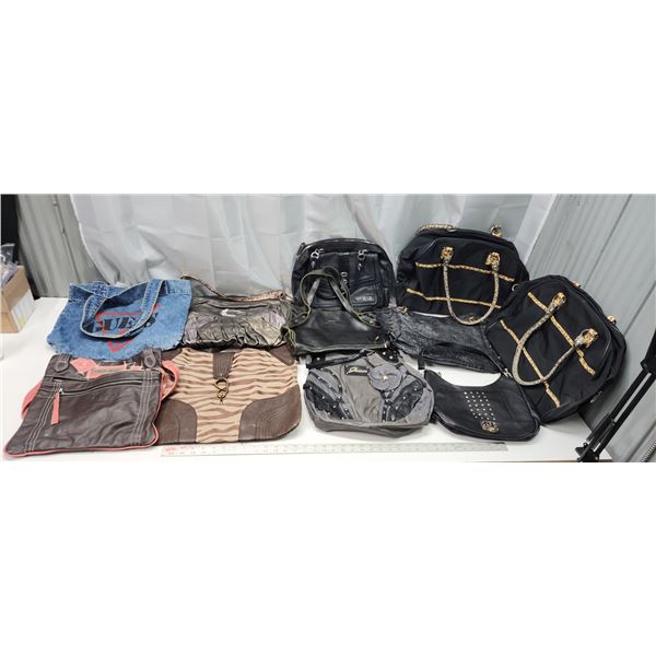 Large collection of ladies purses/bags