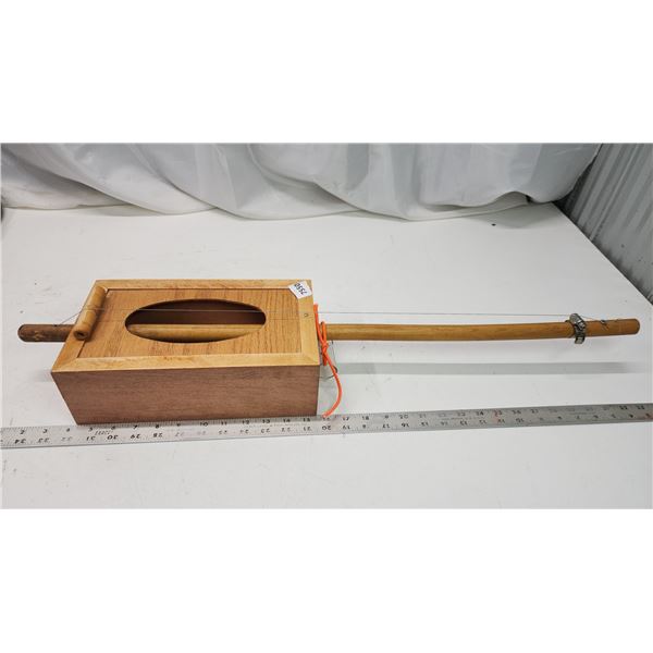 Homemade Diddley bow - 1 string instrument - Schmalz Auctions