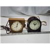 Image 1 : Pair of vintage, electric desktop alarm clocks