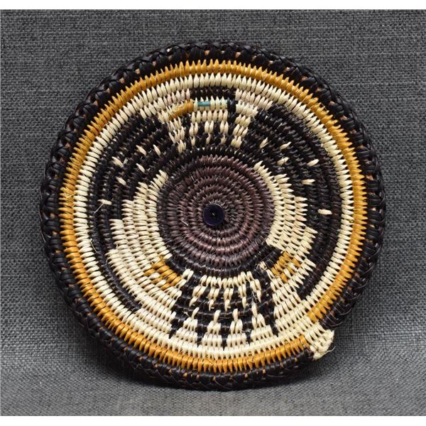 NAVAJO INDIAN BASKET (BLACK)