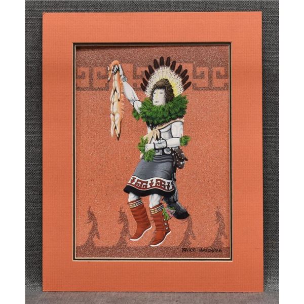 NAVAJO INDIAN PAINTING (BRUCE WATCHMAN)