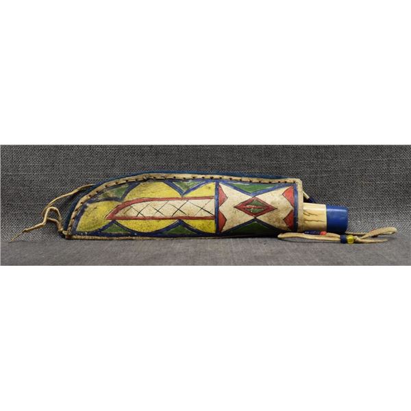 PLAINS INDIAN PAR FLECHE SHEATH WITH KNIFE
