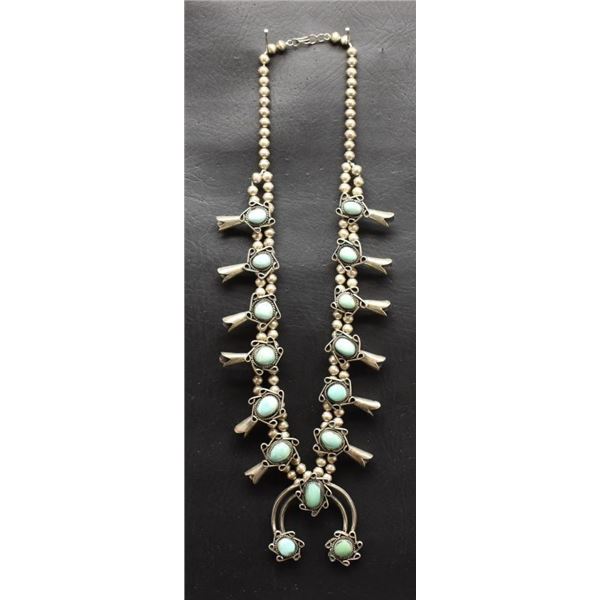 NAVAJO INDIAN  SQUASH NECKLACE