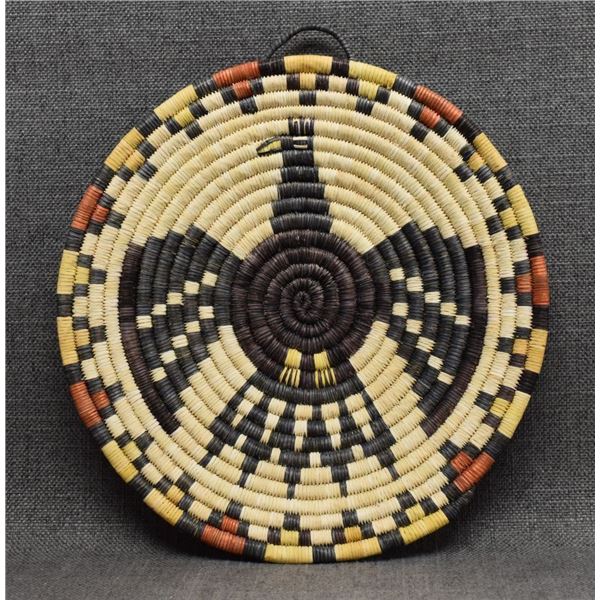 HOPI INDIAN BASKETRY PLAQUE