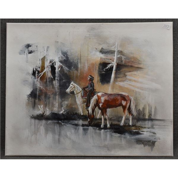 WESTERN PAINTING ( JEANNE WYLIE)