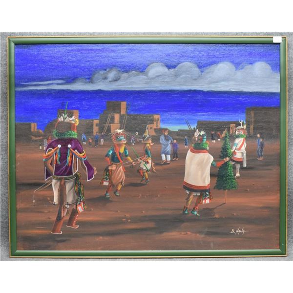 HOPI INDIAN PAINTING (BRENT NAHA)