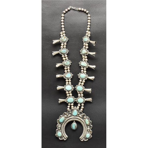 NAVAJO INDIAN SQUASH NECKLACE