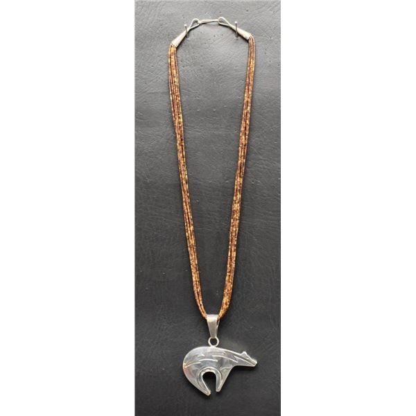 SANTO DOMINGO NECKLACE AND HOPI PENDANT