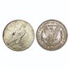 Image 2 : [2] US Silver Dollars [1921, 1925] CLOSELY UNCIRCU