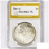 Image 1 : 1881-O Morgan Silver Dollar PGA MS63+ PL
