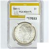 Image 1 : 1881-S Morgan Silver Dollar PGA MS64 PL