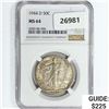 Image 1 : 1944-D Walking Liberty Half Dollar NGC MS64